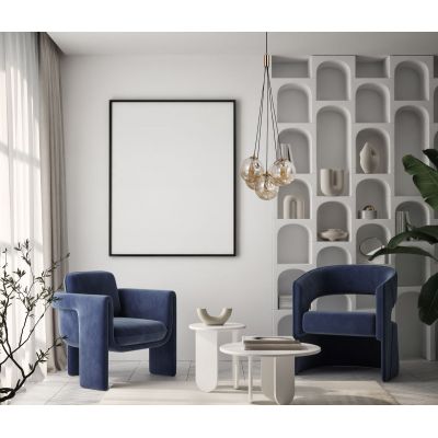 Italux Perlos lampa wisząca 5x5 W mosiądz PND-54456-5-HB-AMB