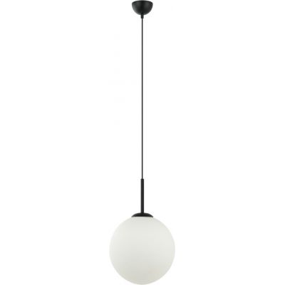 Italux Deore lampa wisząca 1x40 W biała-czarna PND-5578-1L-BK
