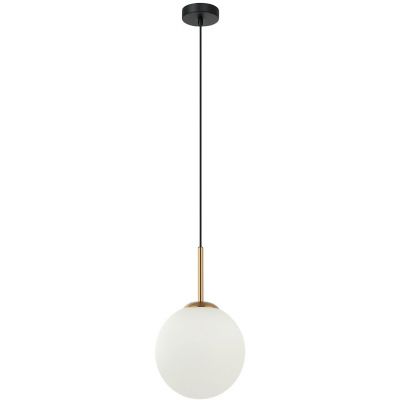 Italux Deore lampa wisząca 1x40 W czarna/brąz antyczny PND-5578-1S-BRO-BK