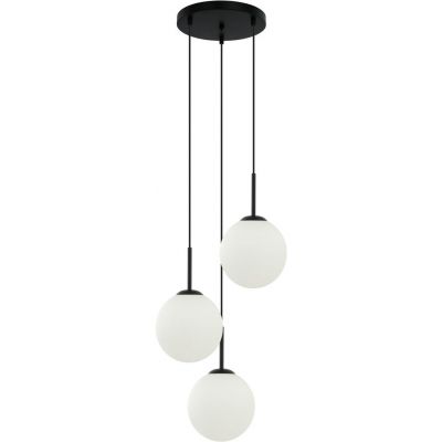 Italux Deore lampa wisząca 3x40 W czarna PND-5578-3S-BK