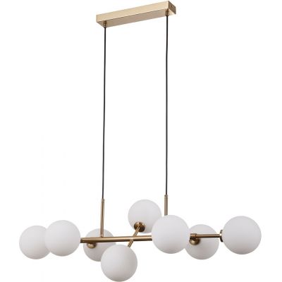 Italux Mirellio lampa wisząca 8x5 W mosiądz PND-66463-8-HB