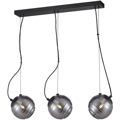 Italux Perona lampa wisząca 3x40 W czarna PND-92389-3L-BK