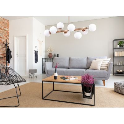 Italux Raddi lampa wisząca 8x5 W złota PNS-5510-8-HBR