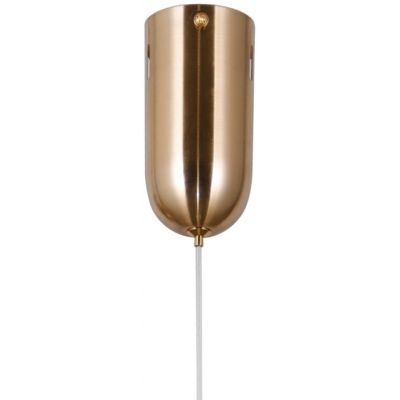 Italux Butero lampa wisząca 1x6 W złota-bursztynowa PND-34359-S-HBR-AMB