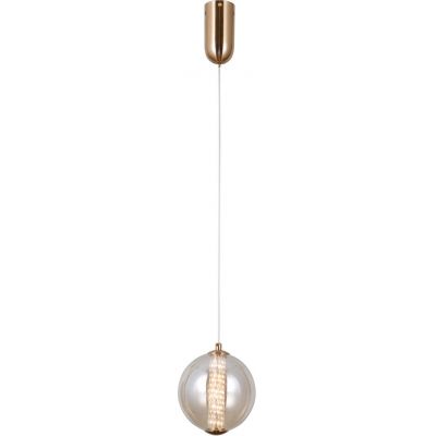Italux Butero lampa wisząca 1x6 W złota-bursztynowa PND-34359-S-HBR-AMB
