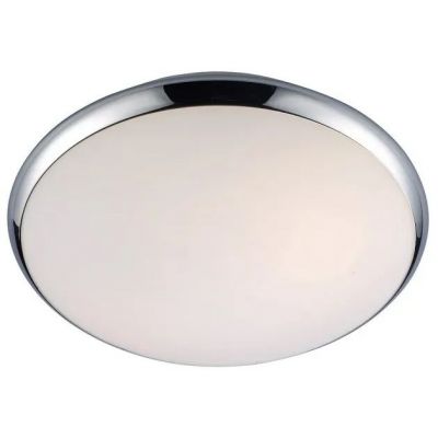 Italux Kreo plafon 1x60 W biały-chrom 5005-S