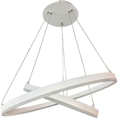 Italux Jovita lampa wisząca 1x74 W biała 5239-874RP-WH-3