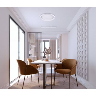 Italux Alessia plafon 1x50 W biały 5280-850RC-WH-3