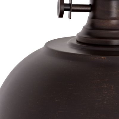 Italux Rosalia lampa wisząca 1x60 W brązowa MDM-2646/1 BR+GD