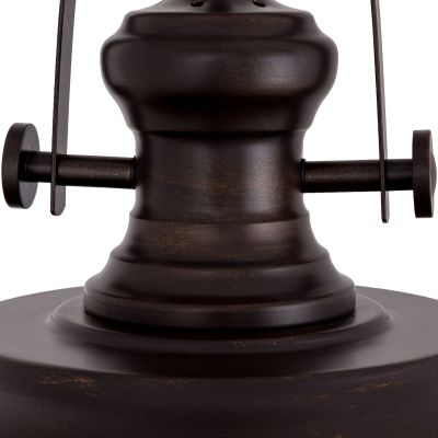 Italux Rosalia lampa wisząca 1x60 W brązowa MDM-2646/1 BR+GD