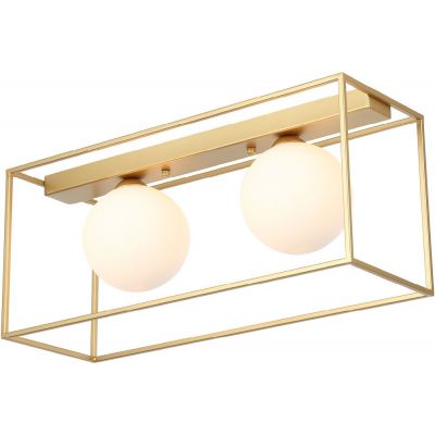 Italux Mediamo lampa podsufitowa 2x25 W złota MXM-4582/2 GD