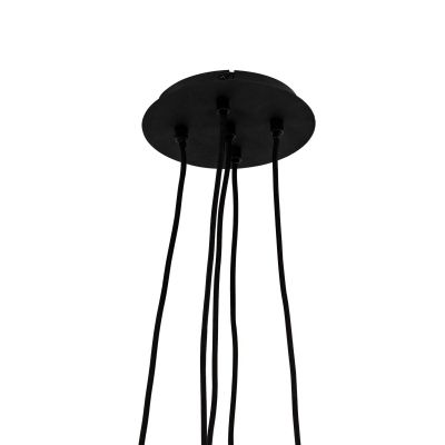 Italux Almodovi lampa wisząca 5x20 W czarna PND-11532-5-BL
