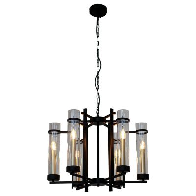 Italux Aspen lampa wisząca 6x40 W czarna PND-31186-6A-BL