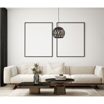 Italux Hilo lampa wisząca 1x40 W czarna PND-22341-1L-BK