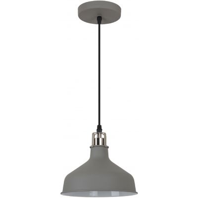 Italux Hooper lampa wisząca 1x60 W szary/popielaty MD-HN8049M-GR+S.NICK