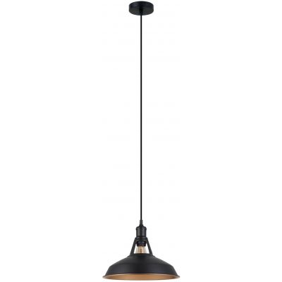 Italux Freya lampa wisząca 1x40 W czarna MDM-2315/1 M BK+GD
