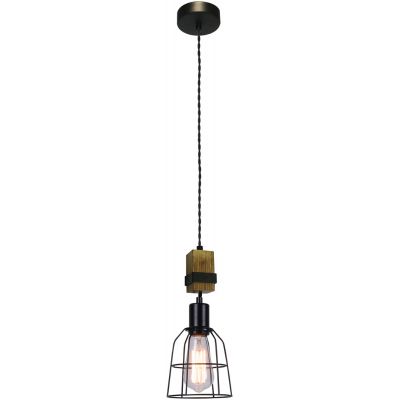 Italux Ponte lampa wisząca 1x60 W czarna PND-4290-1-L