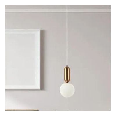 Italux Aldeva lampa wisząca 1x40 W złota PND-02340-1S-BRO