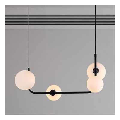 Italux Ferrand lampa wisząca 4x25 W czarna MDM-4123/4 BK