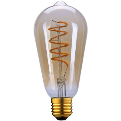 Italux Dimm Spiral Amber żarówka LED 1x6 W 2200 K E27 757-ST64-3DM-SR-AMB