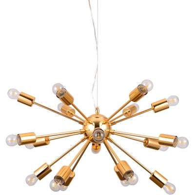 Italux Theo lampa wisząca 18x40 W złota AD20000-18