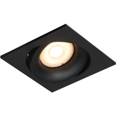 Italux Ponar lampa podsufitowa 1x10 W czarna DL-26451-GU10-BK