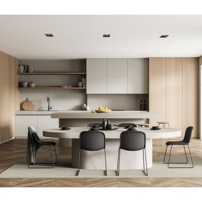 Italux Aranta lampa podsufitowa 1x10 W czarna DL-61903A-BK