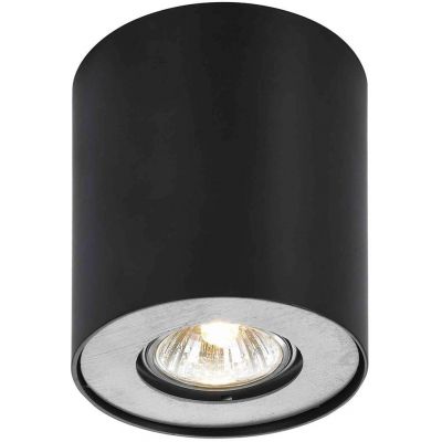 Italux Shannon lampa podsufitowa 1x50 W czarna FH31431B-BL