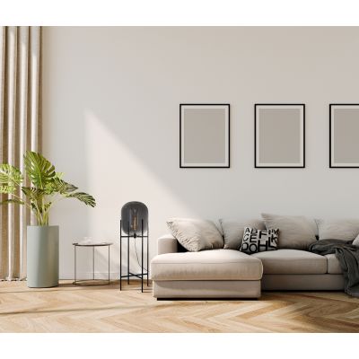 Italux Maversa lampa stojąca 1x60 W czarny/grafitowy lustrzany FL-82321-1A-L