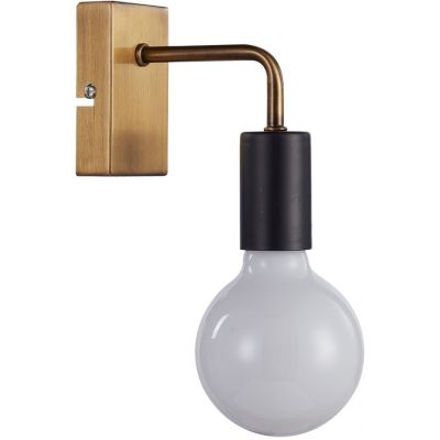 Italux Irina kinkiet 1x60 W czarny mat/złoty MB-H1721401-W1 G/B