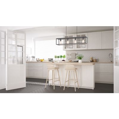 Italux Laverno lampa wisząca 4x60 W czarny mat MD-102721-4-B