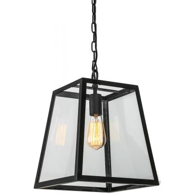 Italux Laverno lampa wisząca 1x60 W czarny mat MD-102821-1-B