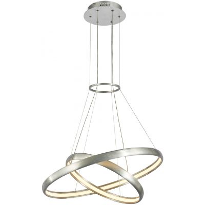 Italux Axel lampa wisząca 1x38 W aluminium MD17025-2A ALU+WH