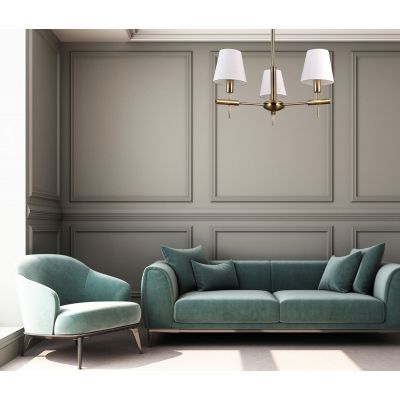 Italux Balter lampa podsufitowa 3x40 W złota MD38482-3