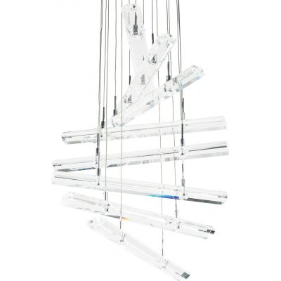 Italux Spyro lampa wisząca 60 W chrom-kryształ MD8103-20A3