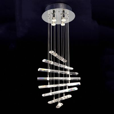 Italux Spyro lampa wisząca 60 W chrom-kryształ MD8103-20A3