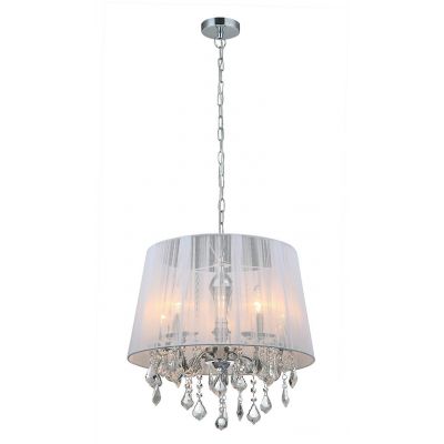 Italux Cornelia lampa wisząca 5x40 W biała MDM-2572/5 W