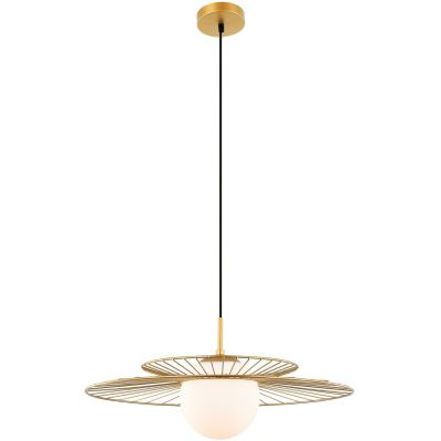 Italux Sarah lampa wisząca 1x40 W złota MDM-4000/1GD