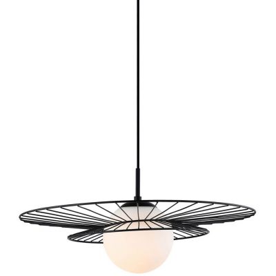 Italux Alison lampa wisząca 1x40 W czarna MDM-4001/1BK