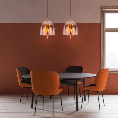 Italux Alan lampa wisząca 1x60 W miedź MD-OYD-10310B-SP3 COPPER