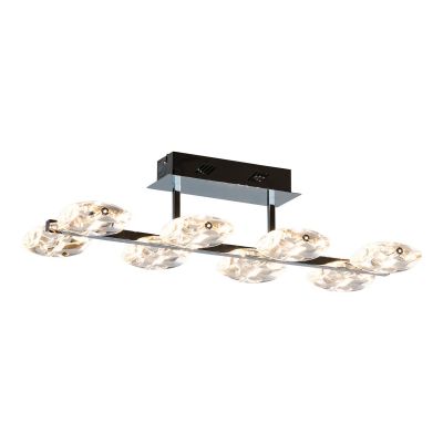 Italux Luxor lampa podsufitowa 8x20 W chrom MX7124-8A