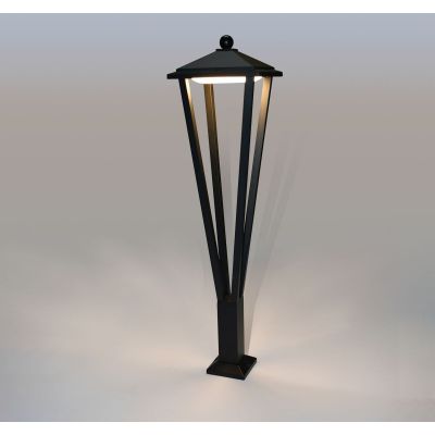 Italux Bons lampa stojąca zewnętrzna 1x12 W czarna OFL-22474-L-BK