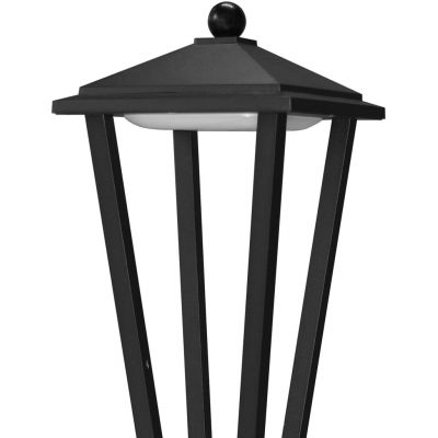 Italux Bons lampa stojąca zewnętrzna 1x12 W czarna OFL-22474-L-BK