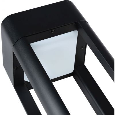 Italux Nutri lampa stojąca zewnętrzna 1x10 W czarna OFL-22982-L-BK