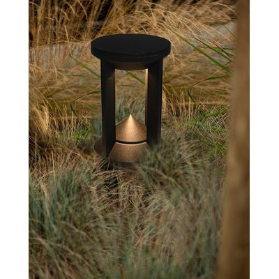 Italux Nomad lampa stojąca zewnętrzna 1x10 W czarna OFL-52052-S-BK