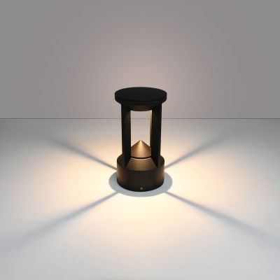 Italux Nomad lampa stojąca zewnętrzna 1x10 W czarna OFL-52052-S-BK