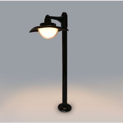 Italux Isola 3K lampa stojąca zewnętrzna 1x9 W czarna OFL-6923-3K