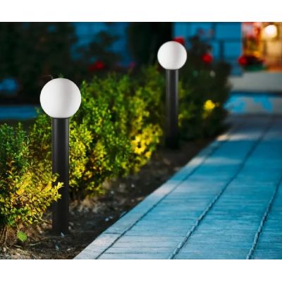 Italux Feltre lampa stojąca zewnętrzna 1x20 W czarna OFL-8081-BL