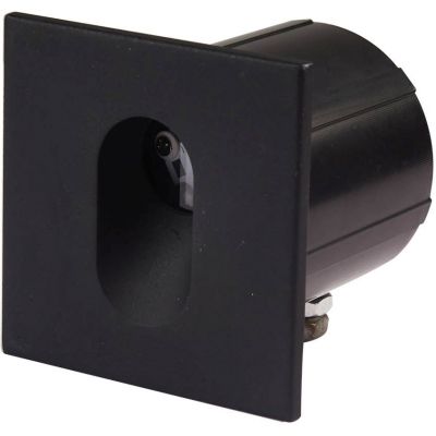 Italux Rovato 4K lampa przypodłogowa zewnętrzna 1x3 W czarny piaskowany ONFL-0224-4K