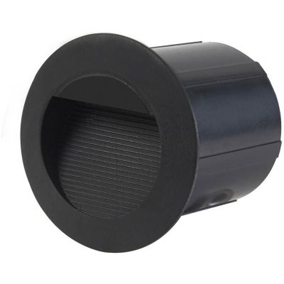 Italux Piani 3K lampa przypodłogowa zewnętrzna 1x3 W czarny piaskowany ONFL-1253-3K